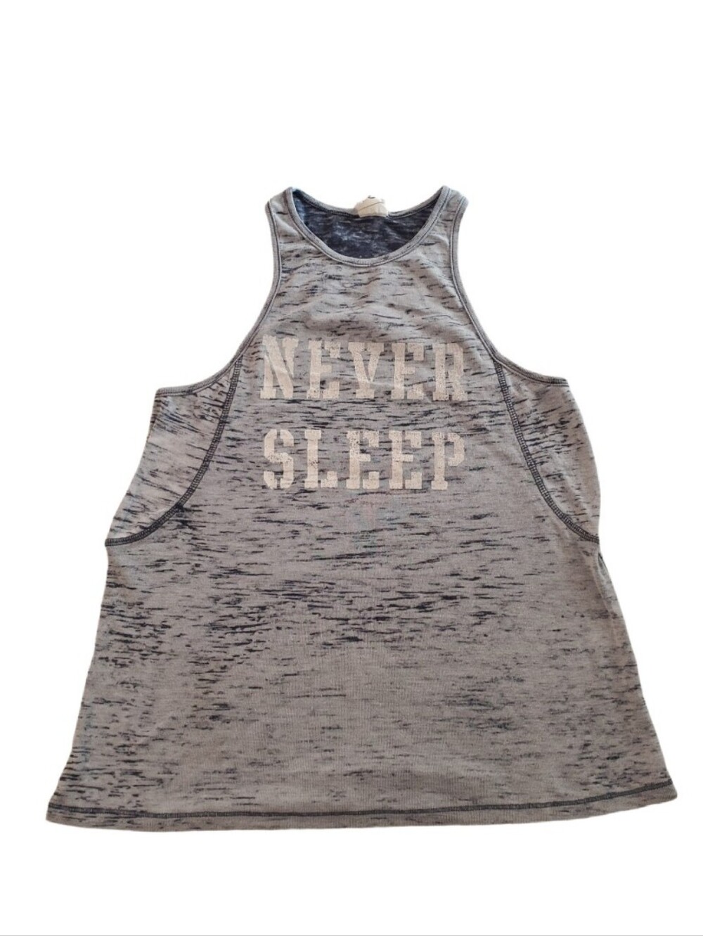 Obey Women's Heathered Blue‎ Never Sleep Tank Top Small